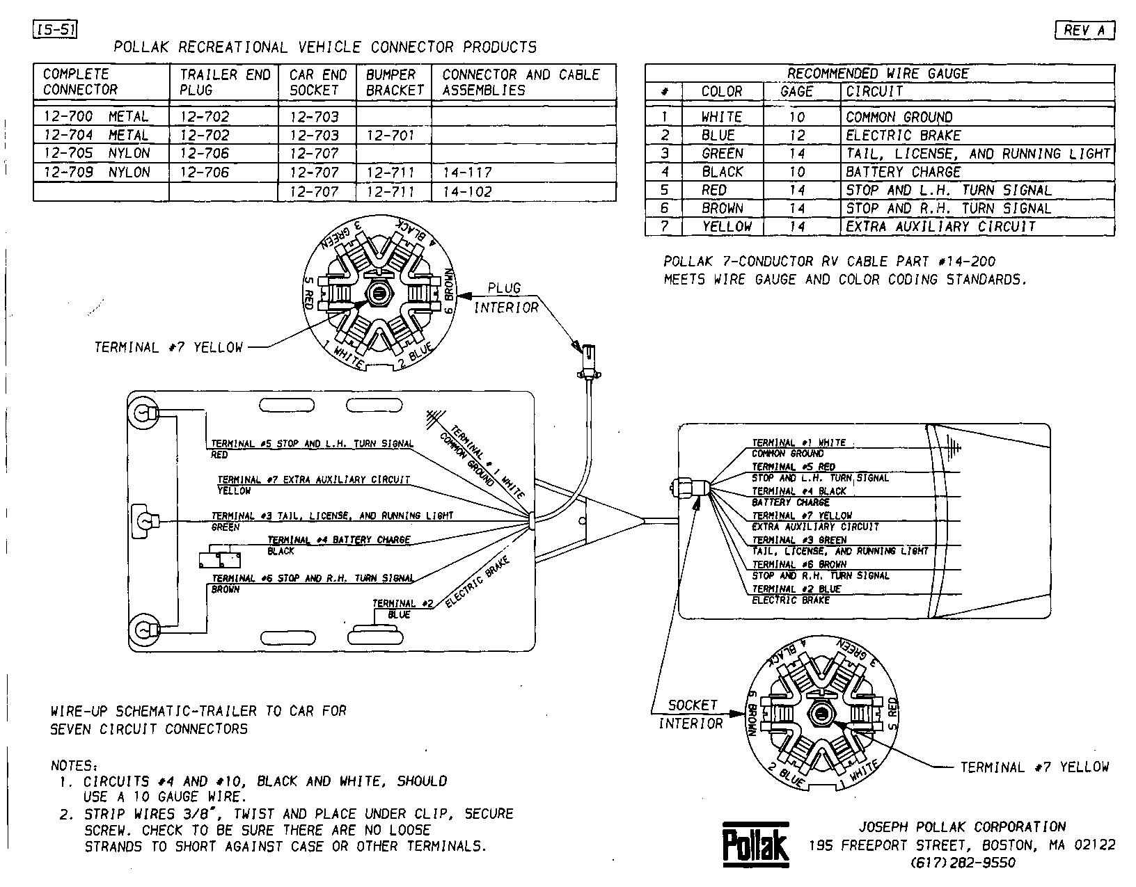 Eb42fa Pollak 12 705 Trailer Plug Wiring Diagram Wiring Library