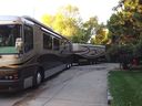 M450 with feather lite trailer